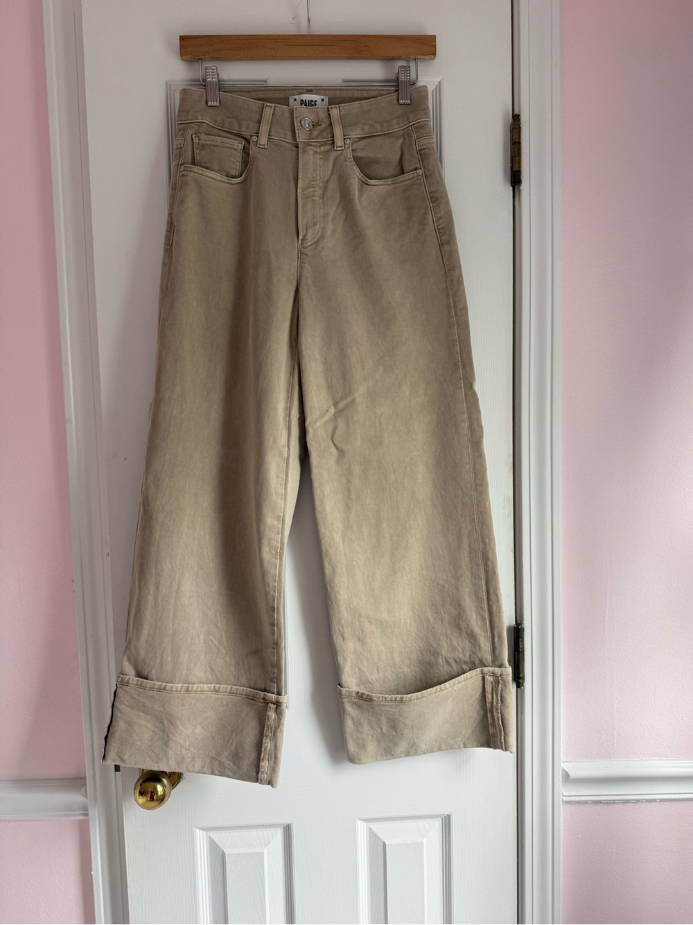 Paige Sasha Ankle Wide Cuff Jeans